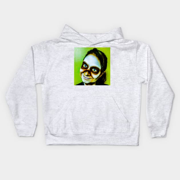 Ghoul Stare Kids Hoodie by sarahkathart90